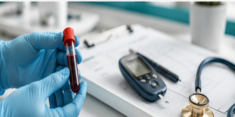 Blood test tubes