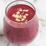 A blueberry oat breakfast smoothie recipe for people with diabetes » Hangry Woman®