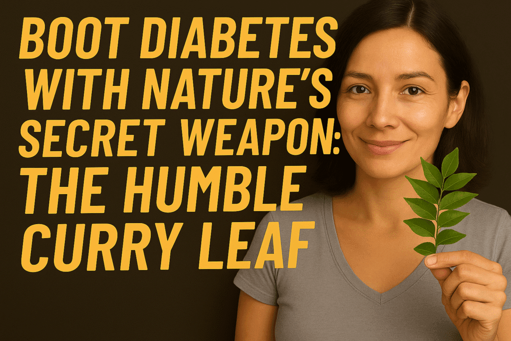 Boot Diabetes with Nature's Secret Weapon: The Humble Curry Leaf