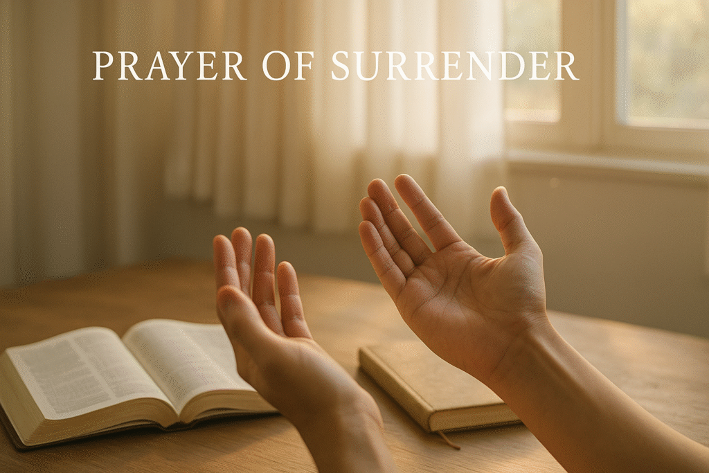 Day 1: Prayer of Surrender