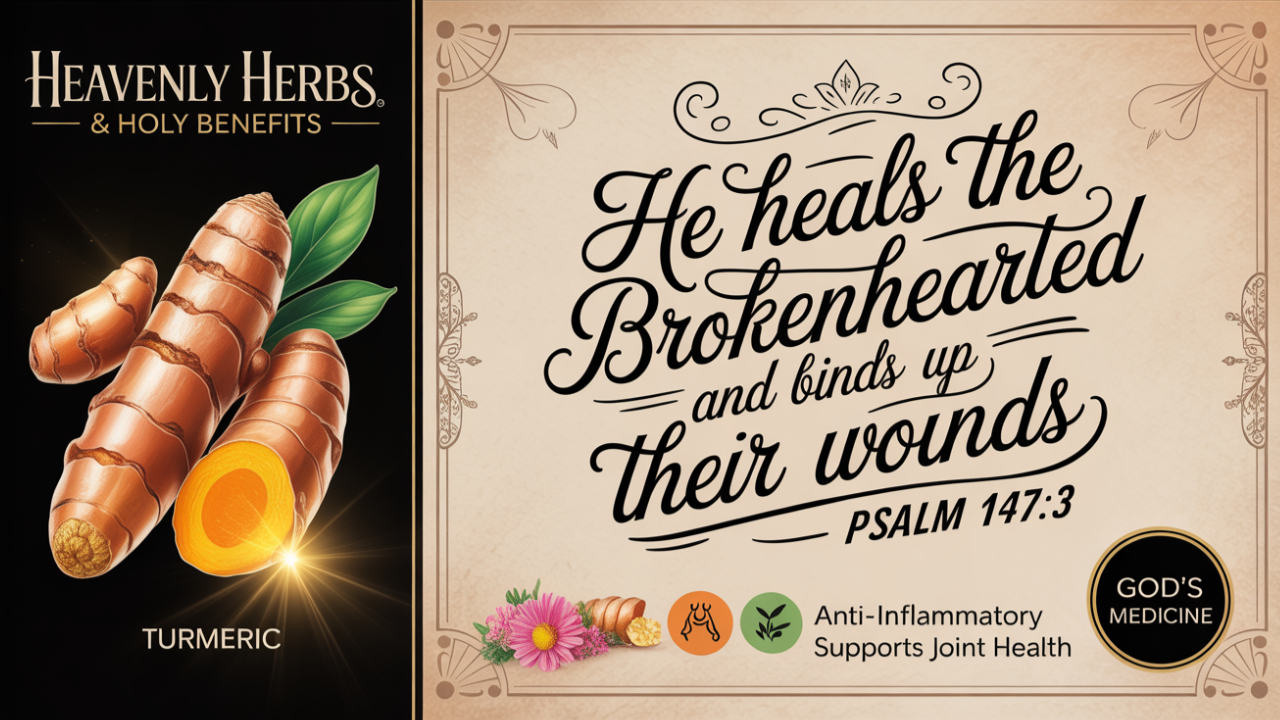 Golden Turmeric Root — Heavenly Herbs & Holy Benefits
